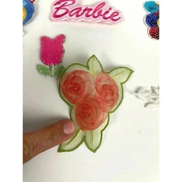 20 PC Assorted Sewing Applique Patches Iron on Sew On NEW Mixed Vintage - Picture 5 of 9